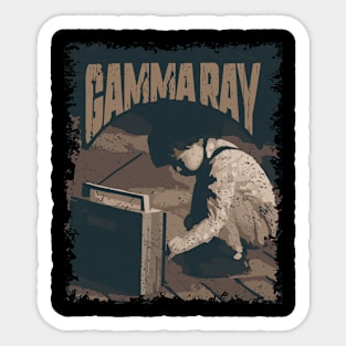 Gamma Ray Vintage Radio Sticker